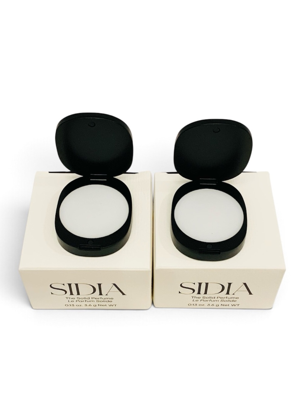 Sidia Lot of 2 The Solid Perfume In Braless - Leather & Vanilla 3.6g/0.13oz Each
